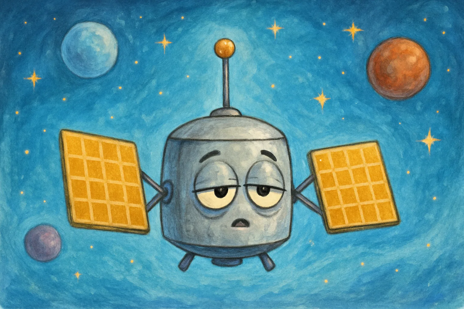 Illustrated NASA New Horizons spacecraft waking up in deep space beyond Pluto